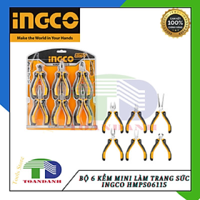Bộ 6 kềm mini làm  trang sức ingco HMPS06115
