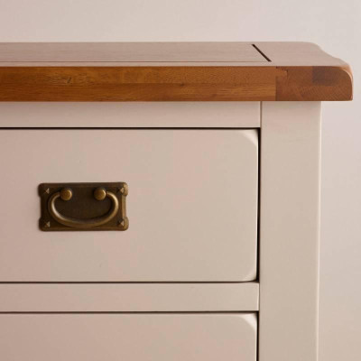 Tủ Ngăn Kéo 3+2 Kemble Gỗ Sồi Ibie BSK32KEMO - Trắng (100 x 42 cm)