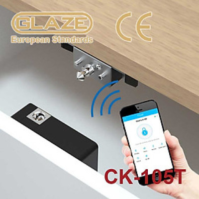 Chốt điện tử lắp âm cho cửa tủ dùng thẻ cảm ứng - Glaze