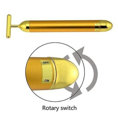 MÁY MASSAGE MẶT BEAUTY BAR 24K - bút massage chữ T loại tốt B08