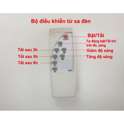 ĐÈN NĂNG LƯỢNG MẶT TRỜI 100W - 180W - 80W - 60W - 45W SOLAR LIGHT - ĐIỀU KHIỂN TỪ XA - PIN SẠC TRỌN DỜI - D1147