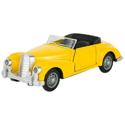 Đồ Chơi Mô Hình Xe MB Cổ Điển Chạy Trớn - Toys&Joys 13223 - Màu Vàng