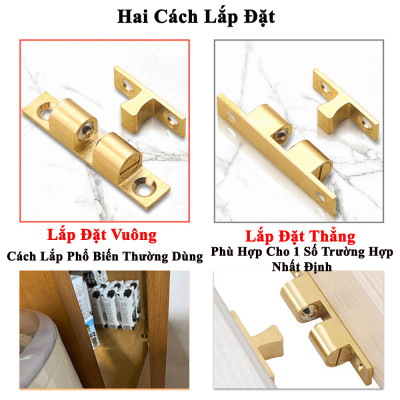 Chốt Giữ Cánh Tủ KUNBE Cố Định Cánh Cửa Sang Trọng Thẩm Mỹ Nhiều Kích Cỡ Lựa Chọn