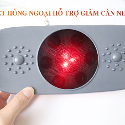 Đai (Máy) Massage Bụng Nikio NK-169AC - Công Nghệ Rung Lắc Kết Hợp Bi Độ Xoay 360 Dây Ấn Thế Hệ Mới, Mát Xa Thư Giãn, Làm Săn Chắc Cơ Bụng Nhanh - Vỏ Nhựa Bền Bĩ
