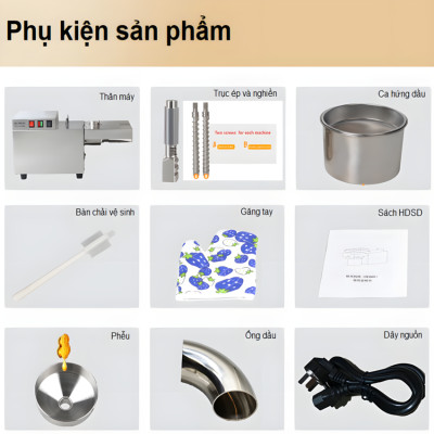 Máy ép dầu thực vật công nghiệp, dùng trong nhà hàng, khách sạn. Thương hiệu Mỹ cao cấp Septree - S9S - HÀNG CHÍNH HÃNG