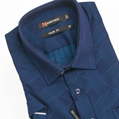 Áo sơ mi tay ngắn Khatoco