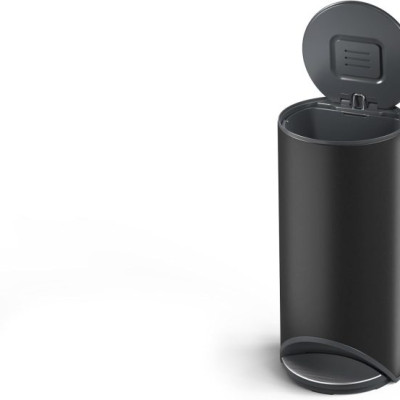 Thùng rác đạp chân Joseph Joseph Arc 30L Easy-push Pedal Bin 30149 màu đen mờ Hàng chính hãng