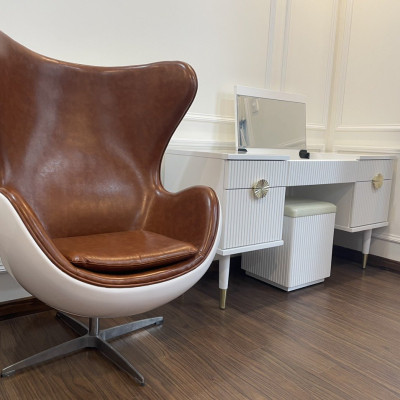 Ghế trứng Egg Chair Juno Sofa sơn men chống trầy Ngang 88 x 110 x 83 cm