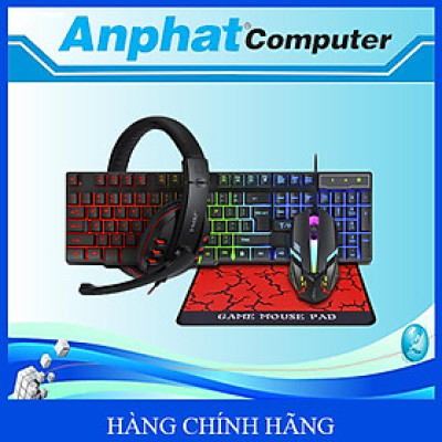 Bộ Combo 4 Món Phím+Chuột +Tai Nghe+Lót Chuột  T-Wolf TF800 – Hàng Chính Hãng