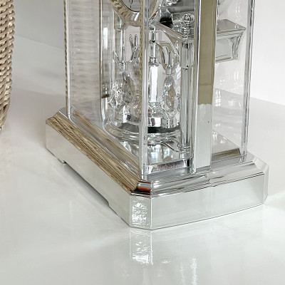 Đồng Hồ Để Bàn Rhythm 4SG744WR19 - Bạc (16.3 x 27.3 x 10.7 cm)