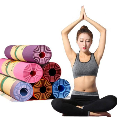 Thảm tập yoga xịn dày  2 lớp  ,thảm tập gym  ,thiết kế dạng hạt nổi ,ma sát tốt ,độ bám cao tránh trơn trượt , sử dụng được trên mọi bề mặt 