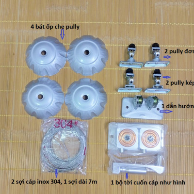 Bộ linh kiện giàn phơi Hòa Phát 999B