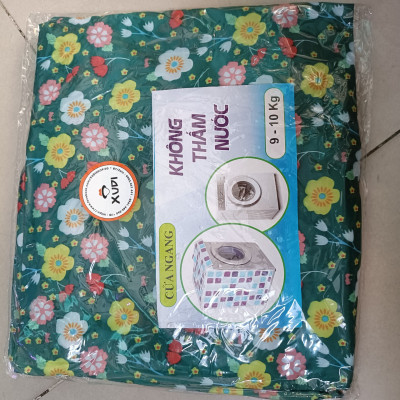 Áo Trùm Máy Giặt Cửa Ngang, Cửa Trước Size 9kg-10kg, Vải Dù Siêu Dày, Lựa Chọn Họa Tiết