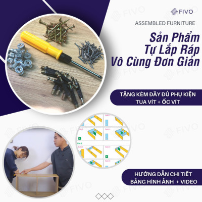 Tủ Kệ Giày Gỗ Chống Ẩm Cao Cấp FIVO FS52 Có Cửa, Ngăn Chứa Trong Tủ Lớn, Mặt Tủ Rộng Rãi, Kèm Hộc Tủ Ngang Giúp Đựng Vật Dụng Thường Dùng (Chìa Khóa, Găng Tay...)
