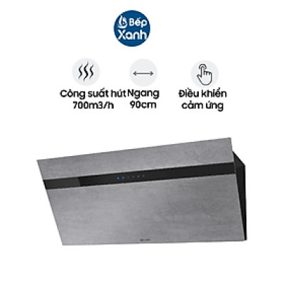 Máy Hút Mùi Áp Tường Malloca VITA V-13 GRES - Công Suất Hút 700m3/h - Ngang 90cm - Hàng Chính Hãng