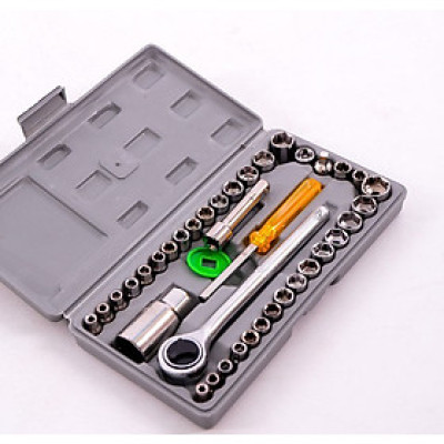 Bộ Dụng Cụ 40 Món Cho Xe Máy, Ô Tô - Hàng chính hãng