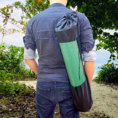 Thảm Yoga Định Tuyến 2 Lớp 6mm miDoctor + Bao Đựng Thảm Yoga Định Tuyến + Dây Buộc (Màu Ngẫu Nhiên)