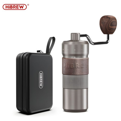 Máy xay hạt cà phê cầm tay lưỡi 6 cánh core kép, 55 cấp độ và 11 level thương hiệu HiBREW G4B - Hàng Chính Hãng