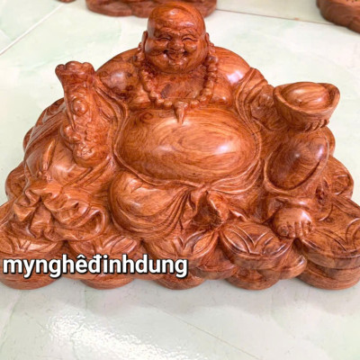 Tượng phật di lặc để bàn học bàn làm việc 20x11x12cm 