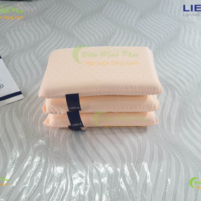 Gối Cao Su Liên Á Oval 24x37x6.5cm - Gối Văn Phòng, Gối Trẻ Em Cao Su Thiên Nhiên 100%