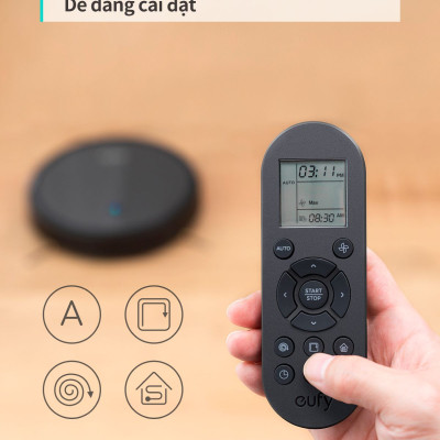 Robot hút bụi EUFY RoboVac 11S - T2108 (by Anker) hút bụi tự động - Bảo hành 12 tháng - Hãng phân phối chính thức