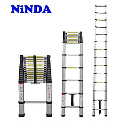 hang nhôm rút gọn NiNDA ND-41 đai đen cao 4m1 Hàng chính hãng