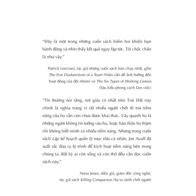 Lập Kế Hoạch Quản Lý Mục Tiêu Cá Nhân