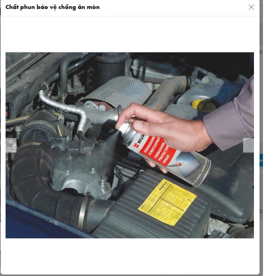 CHẤT CHỐNG GỈ SÉT KIM LOẠI, CHỐNG ĂN MÒN WURTH 300ML 