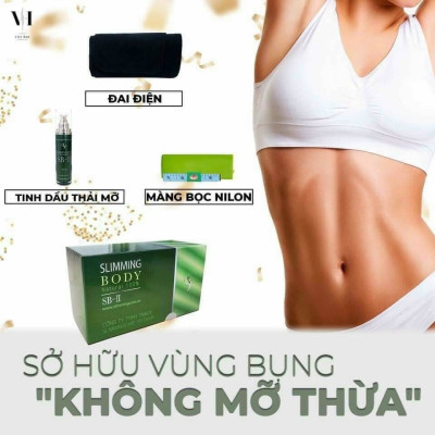 Bộ Ủ Nóng Tan Mỡ SLIMMING BODY 2 Cải tiến hỗ trợ giảm mỡ Bụng - Đùi Hiệu Quả