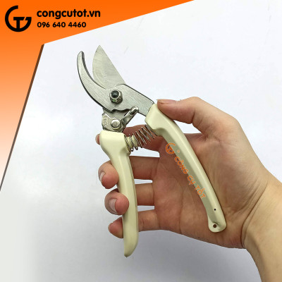  Kéo cắt tỉa lưng gù 175mm cán trắng