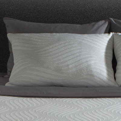 Gối Nằm Cao Su Thiên Nhiên  Liên Á Oval Grey  kích thước 45x65x12cm