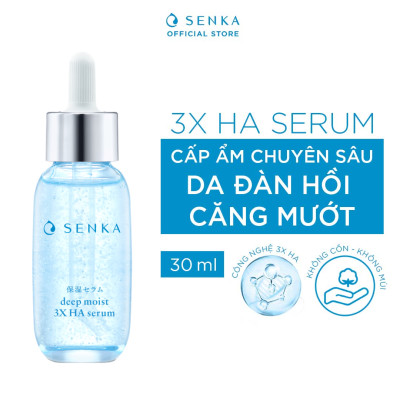 Serum dưỡng ẩm và chống lão hóa Senka Deep Moist 3X HA 30ml