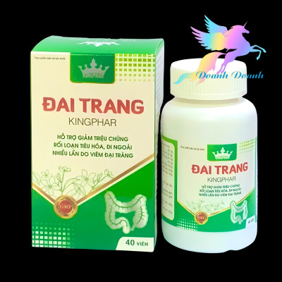 Đại tràng Kingphar- Hộp 40 viên - dùng cho người bị đại tràng co thắt , viêm đại tràng