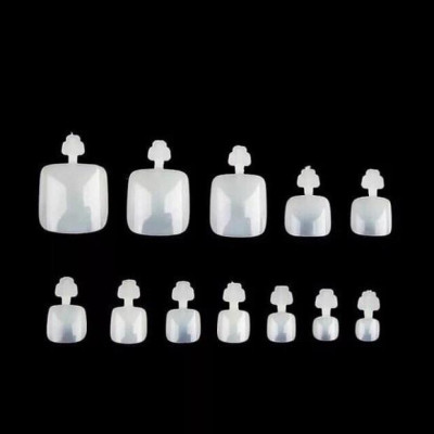 Túi Móng Úp Chân HSM Cao Cấp 500 Móng Đủ Size, Nhựa Dẻo Siêu Mỏng, Bám Keo Tốt, Form Chuẩn Cho Làm Nail giả Dễ Sử Dụng