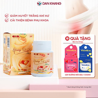Hoàng Tố Nữ Dân Khang Hỗ Trợ Huyết Trắng, Phụ Khoa - Hủ 60 viên 300gram