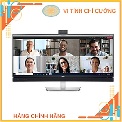 Màn Hình Cong Dell C3422WE Tích Hợp Webcam (34 INCH | WQHD | 60Hz | IPS | HDMI | DP | USB-C) - Hàng Chính Hãng