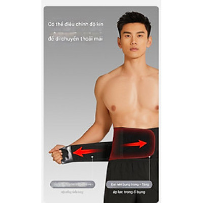 Đai Quấn Lưng Cột Sống Hỗ Trợ Chữa Thoát Vị,Tập Thể Thao,Đau Lưng Có 4 Xương Trợ Lực Chính Hãng Đại Nam Sport