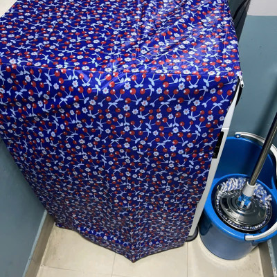 Áo che máy giặt cửa trên  cho máy từ 11 - 15kg   , vải dù  cao cấp  , bảo vệ máy giặt  , chống thấm  nước  , bụi , chống ẩm cao bảo vệ máy luôn sạch và gọn gàng giao màu ngẫu nhiên