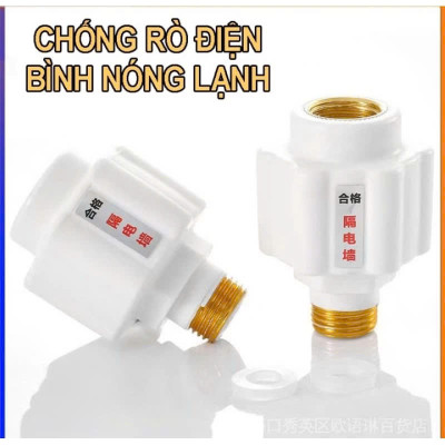 Bộ 2 Van Chống Giật Cho Máy Nước Nóng – Ren Đồng, Chịu Nhiệt, AnToàn Tuyệt Đối Khi Sử Dụng