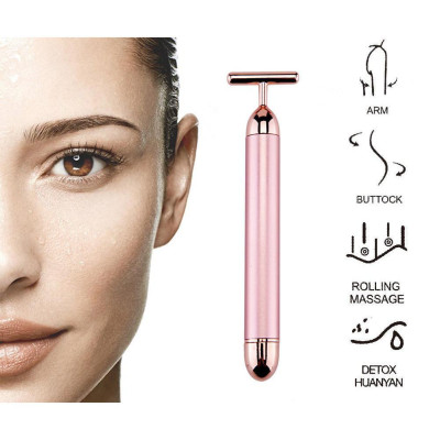 Máy Massage Mặt Hợp Kim 24k, Nâng Cơ Căng Da Mặt Chống Bọng Mắt, Giảm Thâm Quầng Đa Năng (Hàng Có Sẵn) Loại Hợp Kim