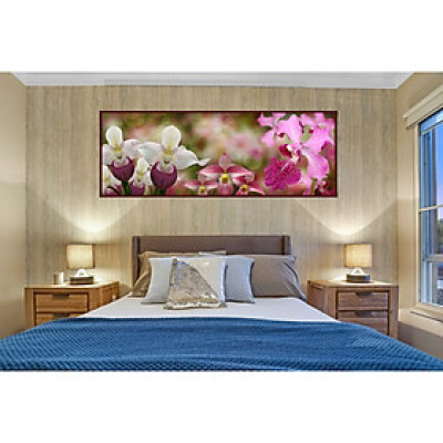 TRANH TREO PHÒNG NGỦ tông hồng tím lãng mạn, PVP-PN010