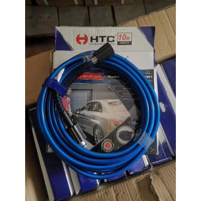 [Freeship]Dây xịt rửa xe HIỆU HTC LOẠI 10M,HTC6512-10W1 từ nhựa PVC áp lực cao 480 bar( 7000PSI),ĐK 6.5*12mm,
