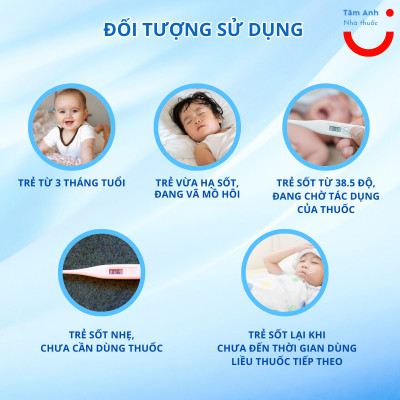 Khăn lau thảo dược hạ sốt NewbornZ cho bé từ 3m