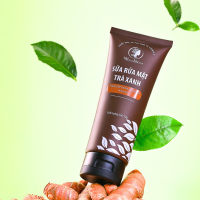 Bộ chăm sóc da mặt khỏe mạnh, body trắng mịn Wonmom (1 sữa rửa mặt + 1 kem sữa nghệ)