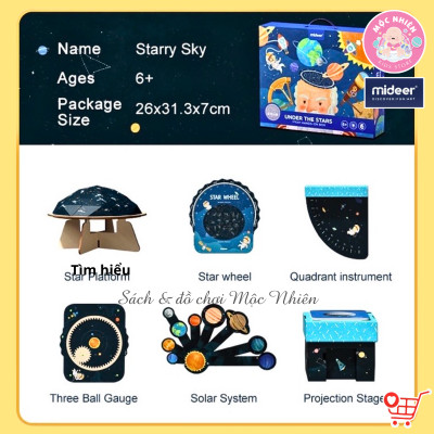 Đồ Chơi Khoa Học STEM Lắp Ráp Mô Hình Vũ Trụ - Mideer STEAM Hands-on Box (MD2146 / MD2127 / MD2144)