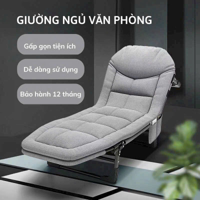 Giường Ngủ Văn Phòng Gấp Gọn, Giường Xếp Thông Minh Di Động Nằm Nghỉ Trưa Tiện Ích. Khung Thép Sơn Tĩnh Điện - Hàng chính hãng