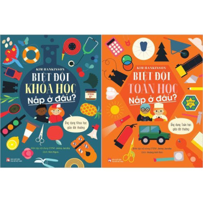 Combo Sách Biệt Đội Khoa Học Nấp Ở Đâu? + Biệt Đội Toán Học Nấp Ở Đâu? (Bộ 2 Cuốn)