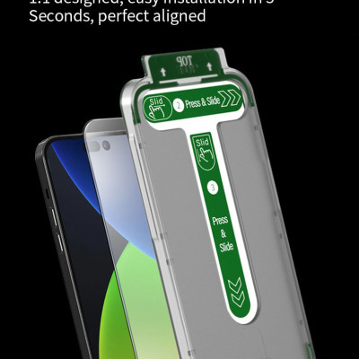 Miếng Dán Cường Lực MIPOW KINGBULL Trong + Tool Dán Dành Cho iPhone 14 ProMax / 14 Pro / 14 Plus / 14 - Hàng Chính Hãng