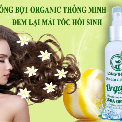 Dầu gội không bọt Organic Thông Minh - Long Thuận