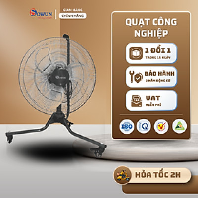Quạt Sàn Công Nghiệp Chính Hãng SOWUN SW825, Công Suất Lớn Giúp Làm Mát Nhanh